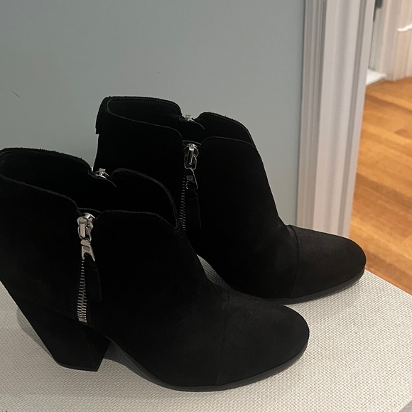 rag & bone Black Ankle Booties - Picture 2 of 3